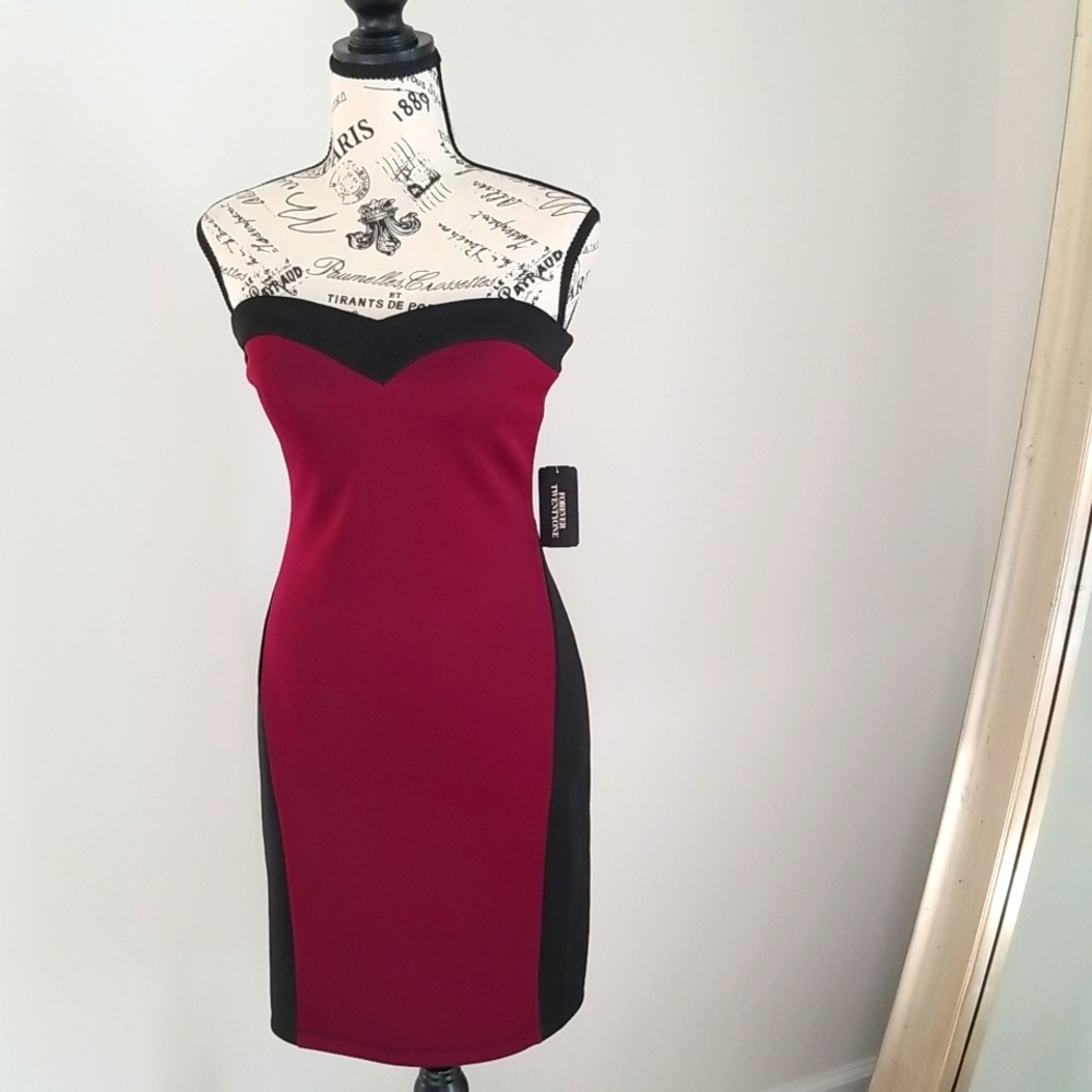 Strapless Heart Neckline Dress